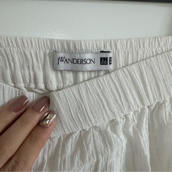 SOLD！JW Anderson X Uniqlo A-Line White Cotton Long Skirt - Picture 6 of 7
